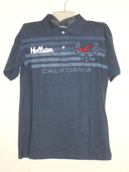 Camiseta Hollister Azul Escuro