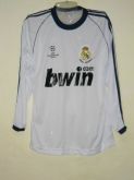 Camisa Real Madri 1º Uniforme Manga Longa