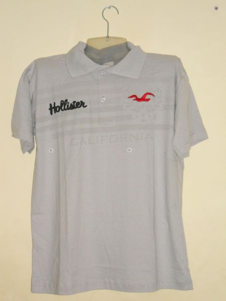 Camiseta Hollister Cinza