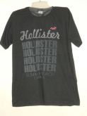 Camiseta Hollister Preta